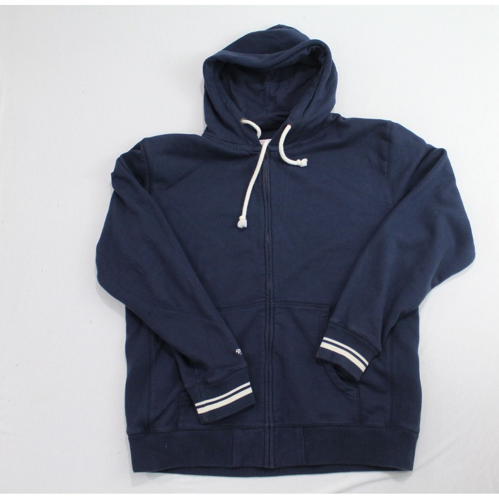 Mitchell & Ness Men Blue Sweater Hoodie Long Sleeve Casual Size XXL